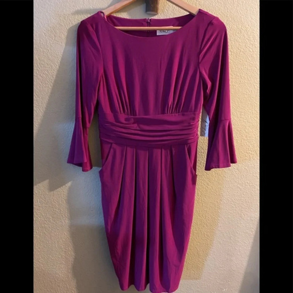 ELIZA J Bell Sleeve Fit & Flare Dress - Picture 7 of 14